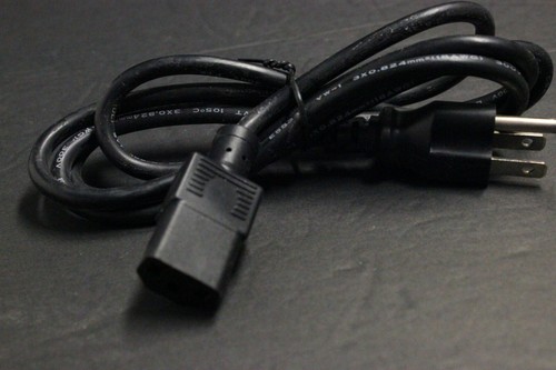 5FT Universal 3 Prong AC Power Cord Cable 18 AWG for Computer Printer Monitor TV - Picture 1 of 6