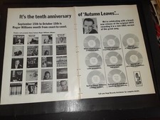 Roger Williams Rare Original 1965 Kapp Records Promo Poster Ad Framed! #2