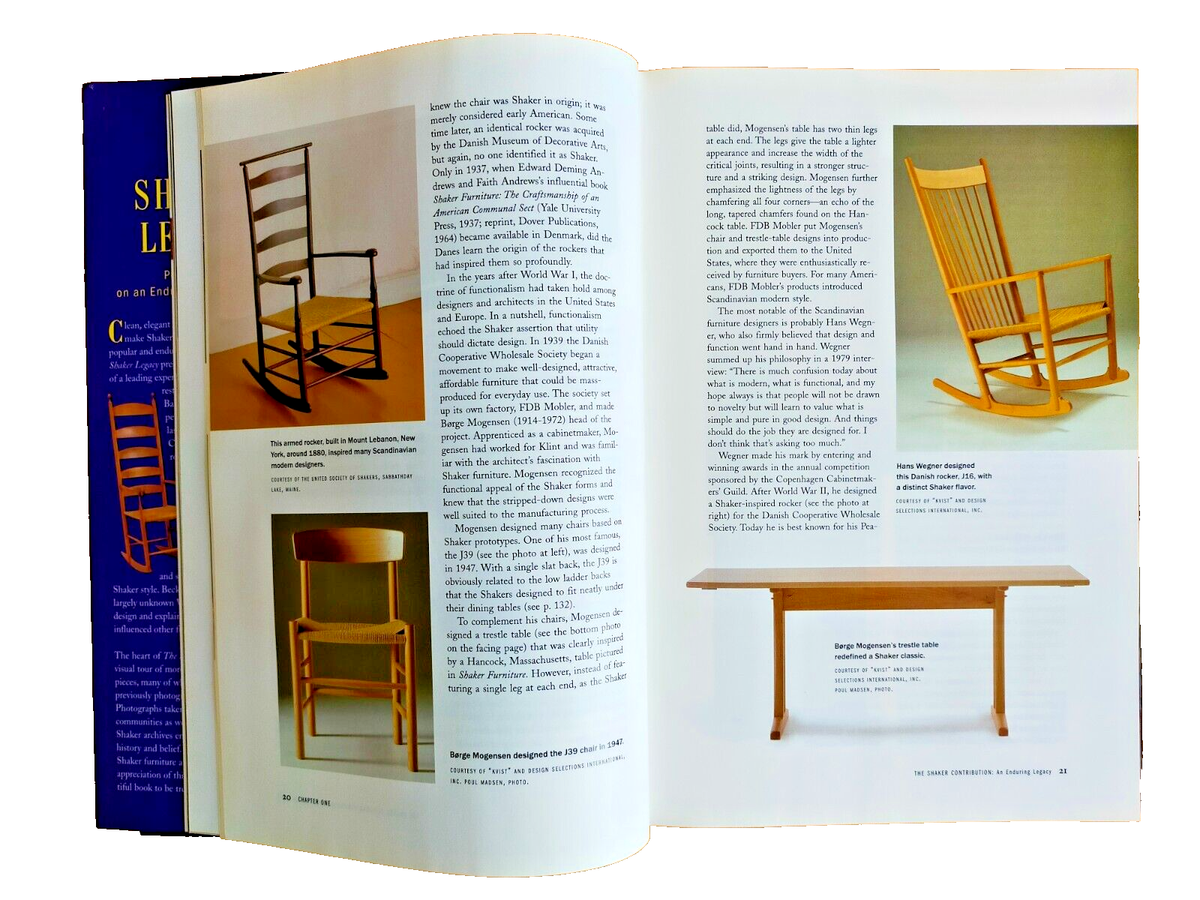 SHAKER LEGACY　1998年 233P HC The Shaker Legacy: Perspectives on an Enduring Furniture Style