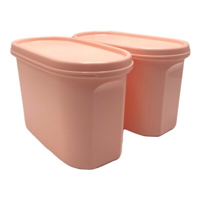 Tupperware Modular Mates Sweet Morning peach - set of 2