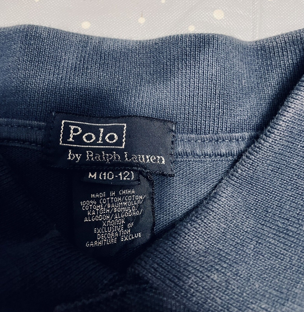 Polo by Ralph Lauren Boys sz M 10/12 Navy SS Big Polo | eBay