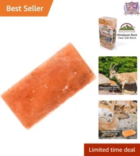 Deer Salt Brick 5 lbs Natural Himalayan Mineral Block Hydration for Animals