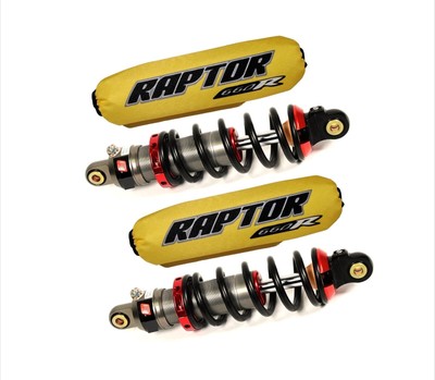 ''Yellow/Black ATV Shocks Covers Raptor s 660 R-SE New Racing''
