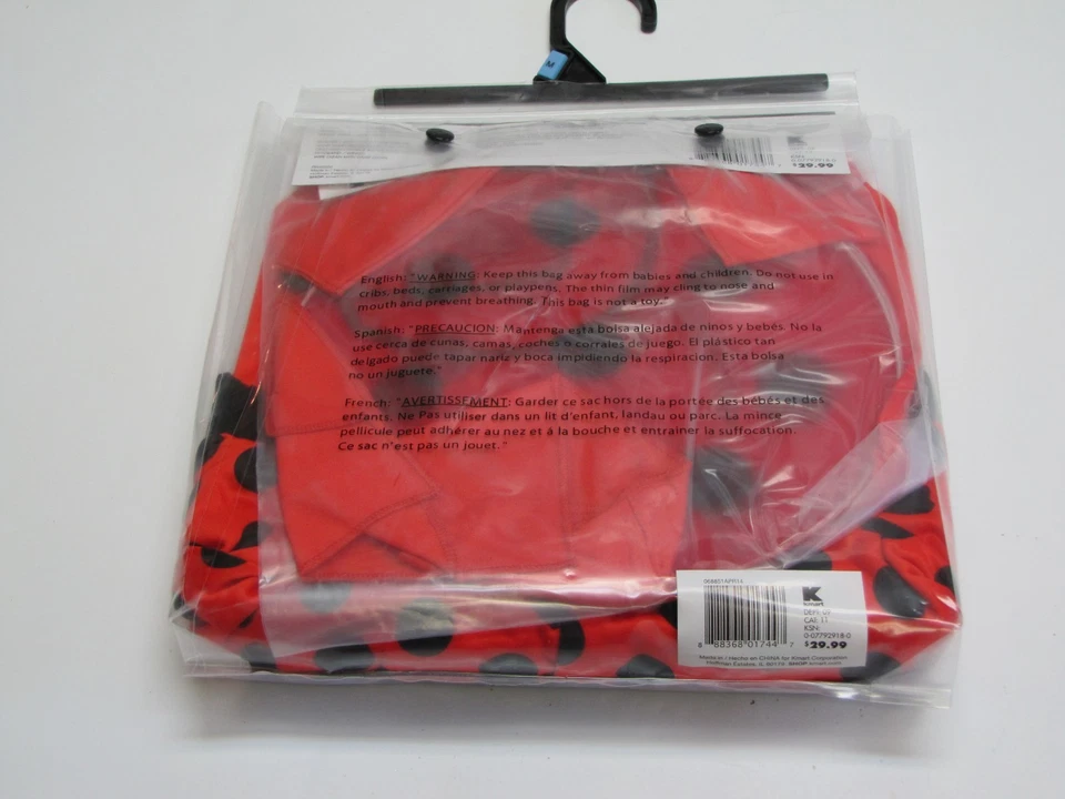 Nuevo con etiquetas Libro de Cuentos Bellezas 3 Disfraces en 1 Bolsa Caperucita Roja Gimnasta y Ladybug M Foto 3 de 3