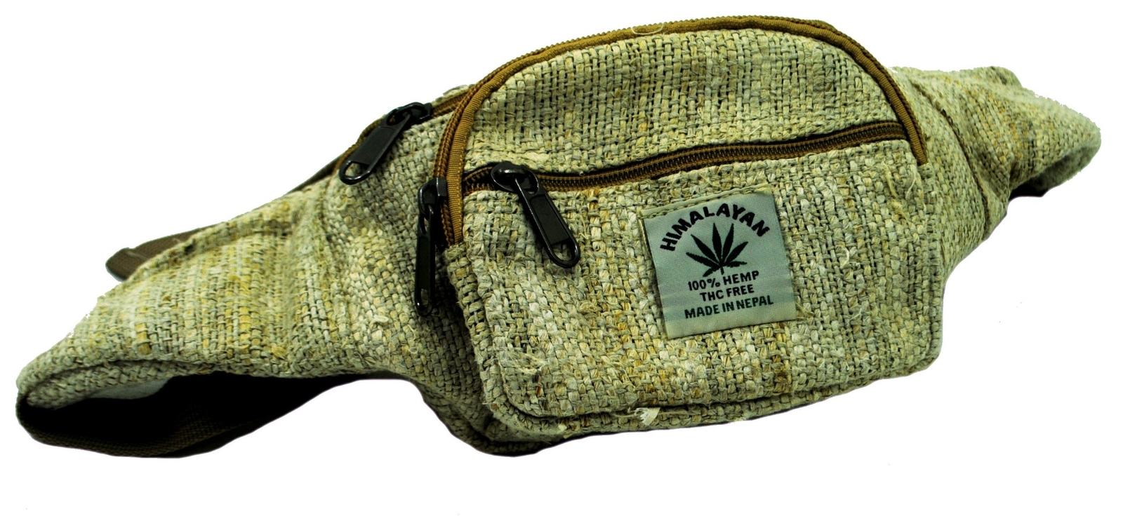 Hombre Cáñamo Riñonera Cinturón Festival Viaje Monedero Cartera N110