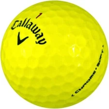 Callaway Chrome Soft Yellow Used Golf Balls, Mint Condition, AAAAA Quality