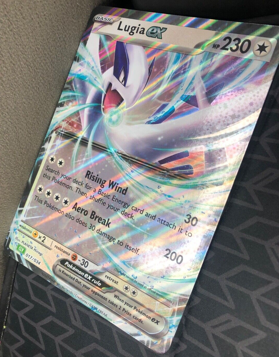 Pokemon Lugia ex 017/034 CLV Powers Premium Collection JUMBO Holo