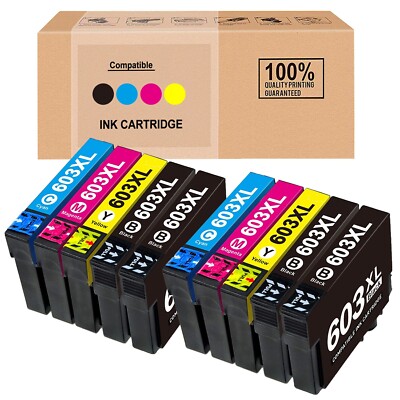 Druckerpatronen für Epson 603 XL XP2155 XP3150 XP4150 XP4155 XP4150 WF-2840 2870