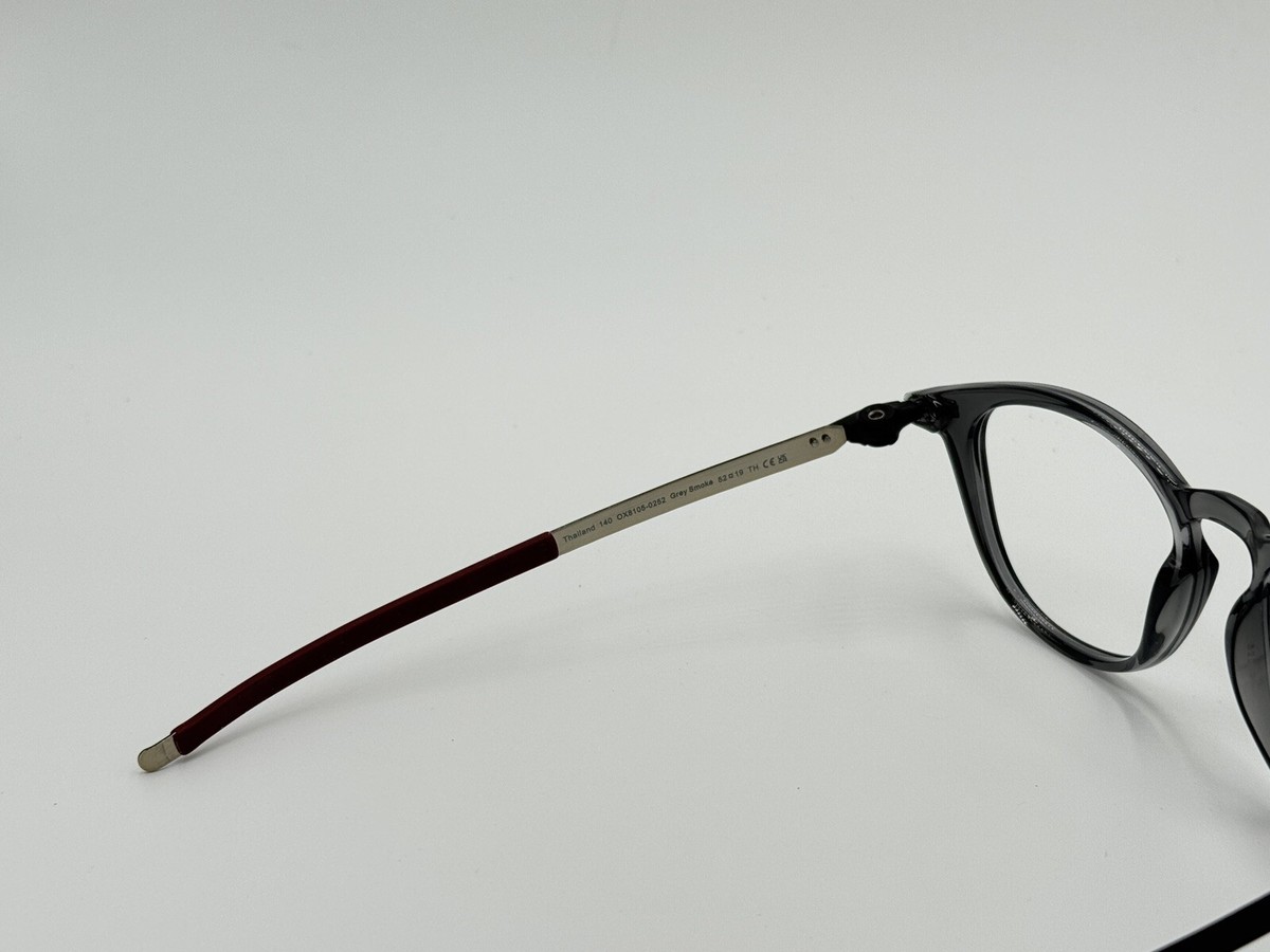 NEW Oakley OX8105-0252 PITCHMAN R Grey Smoke/ Burgundy Frames 