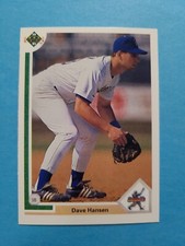 DAVE HANSEN 1991 UPPER DECK STAR ROOKIE BASEBALL CARD # 4 F6754. rookie card picture