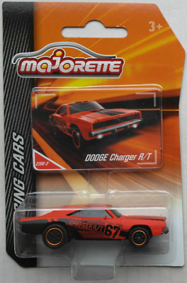 Majorette Racing Cars Dodge Charger R/T mattorange/schwarz Neu/OVP Oldtimer Auto