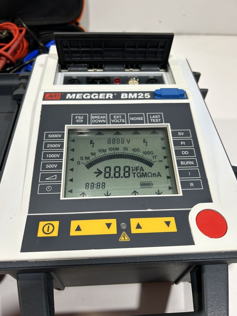 Megger BM25 5 KV Automated Insulation Resistance Tester Bm-25 for