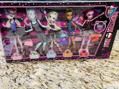 Monster High Dance Class 5-PACK Gil Webber Rochelle Robecca Lagoona & Operetta