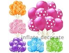 12" Polka Dot Mickey Minnie Combination Balloons Boy Girl Birthday Baby shower