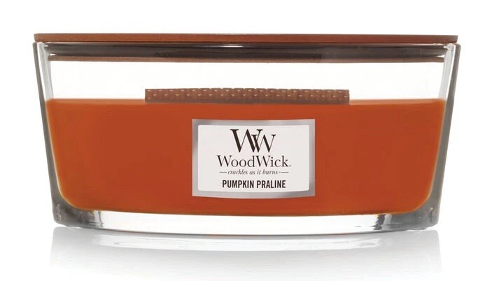 Velas Woodwick-Trilogía de canasta de manzana grande-Choraliné de calabaza elipse Foto 3 de 4