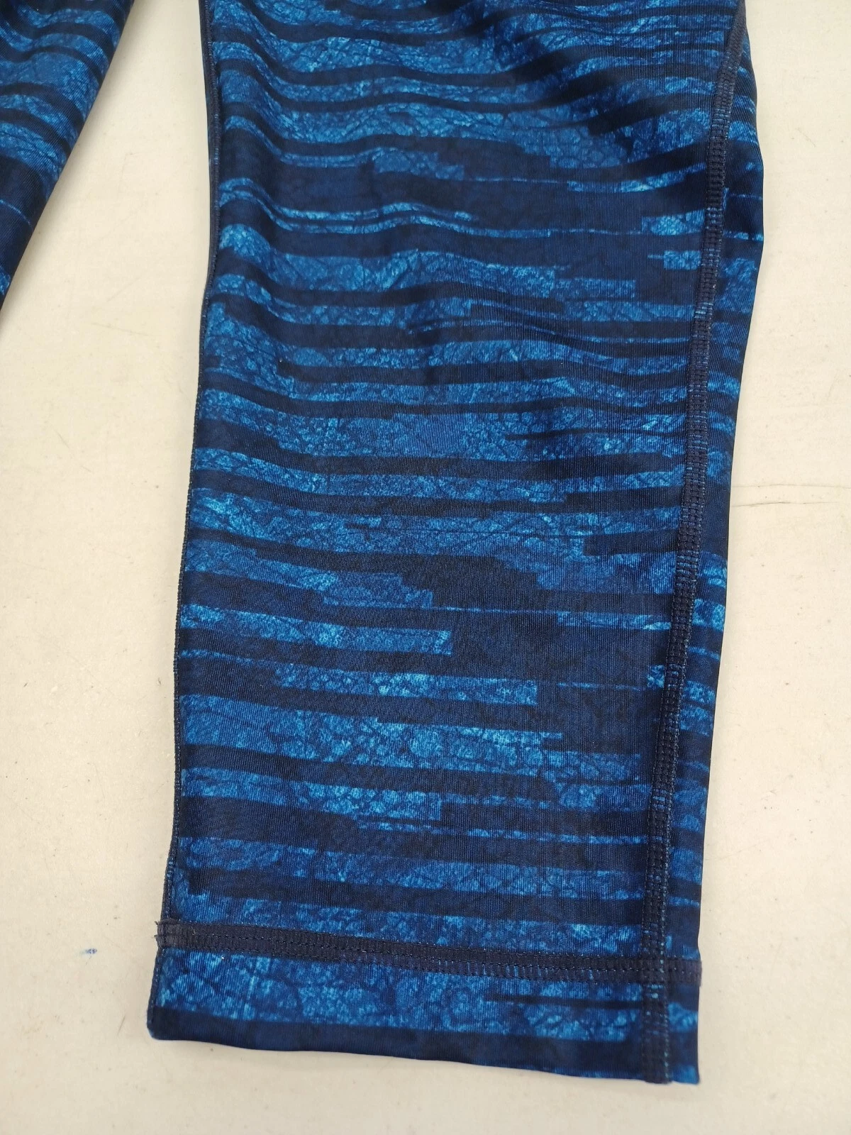 mpg striped athletic yoga zip leggings