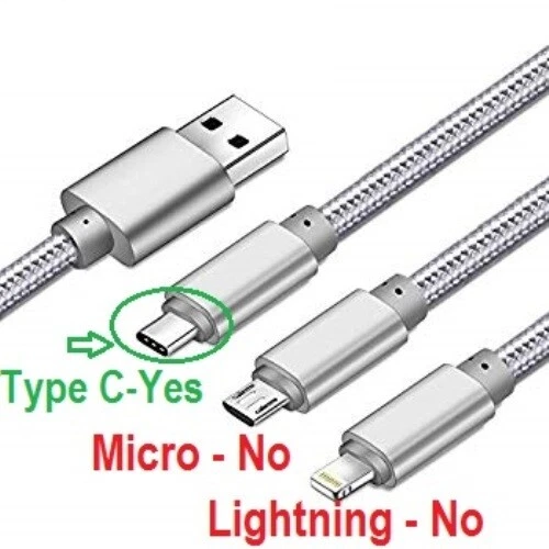USB C CABLE for HTC or HUAWEI MOBILE CELL PHONE A FAST CHARGER CORD 3FT 6FT 10FT - Image 2 of 2