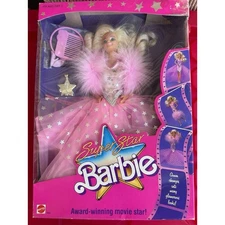 Vintage 1988 Superstar Barbie Award Winning Movie Star NRFB