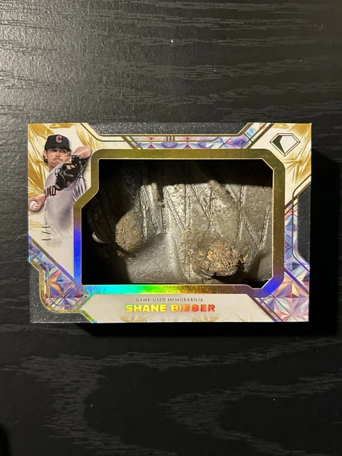 2025 Diamond Icons Preeminent Pieces Shane Bieber Cleat 1/1 Game Used Spikes