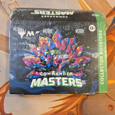 Commander Masters Collector Booster Box Mtg Magic Sealed Free Shipping!