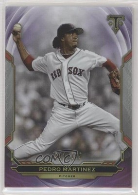 2019 Topps Triple Threads Amethyst 241/299 Pedro Martinez #92 HOF s3g