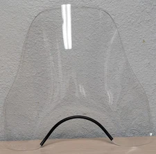 CUPPINI WIND SCREEN FOR VESPA P/PX - Sealed hardware bag. 16" w x 12" h over h/l