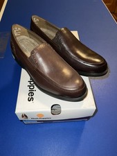 Hush Puppies Shepsky Slip On Dark Brown Leather Size 9
