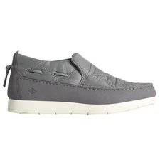 Sperry MocSider Quilted Slip On  Womens Grey Flats Casual STS87050