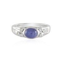 Cavill Tansanit Ring 1,566Ct Blau Oval Sterlingsilber Damen Echtschmuck-