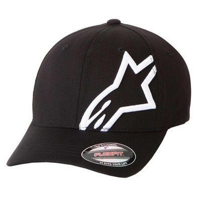 Alpinestars Flexfit Cap Corp Shift 2 Schwarz/Weiß