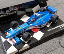 Minichamps 1/43 Benetton B198 A. Blue Alexander Wurz F1 Model, Good Condition