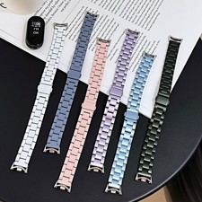 For Xiaomi Mi Band10 Smart Watch Stainless Steel Band Metal Strap Folding Buckle