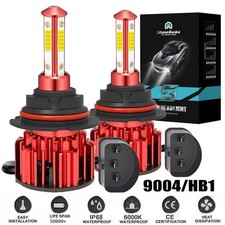 4 Sided 9004 Led Headlight Bulbs Hilo Beam 10000w 3600000lm 6000k Super Bright 4 Sided 9004 Led Headlight Bulbs Hilo Beam 10000w 3600000lm 6000k Super Bright