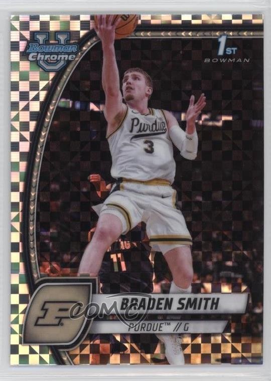 2024-25 Bowman U Chrome X-Fractor Braden Smith #12 0t2