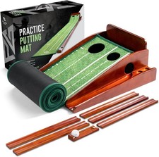 Golf Putting Mat Indoor Outdoor Green 10 Ft