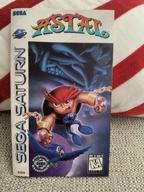 Astal (Sega Saturn, 1995) Cib W/ Reg Card. Tested & Working!