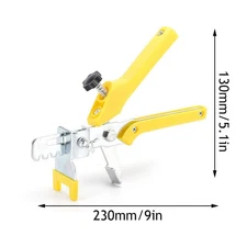 Tile Leveling System 100pcs Tile Spacers Clips / 100x Reusable Wedges / 1 Plier'