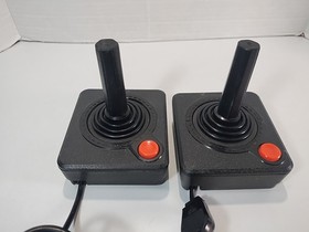 Atari 2600 Darth Vader Console Bundle w/ 2 Joystick Controllers, Manual +2 Games