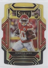 2021 Panini Select Club Level Black & Gold Prizm Die-Cut Derrick Gore #284 0a2