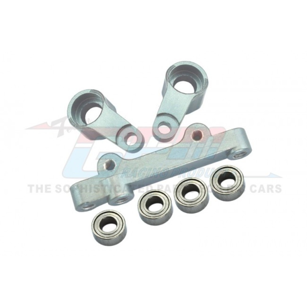 GPM LM048-S Aluminum Steering Assembly For TEAM LOSI 1/18 MINI-T 2.0