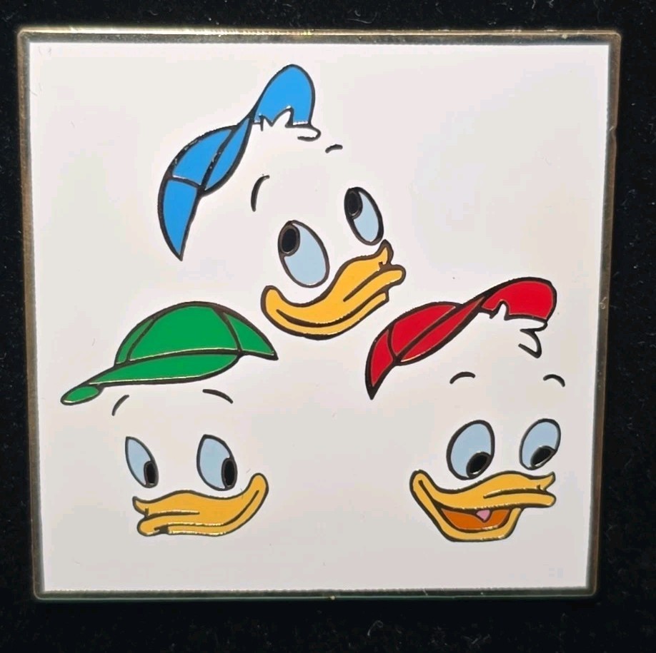 Disney Auctions Huey, Dewey & Louie Faces LE 500 2004 Disney Pin 32493 RARE HTF