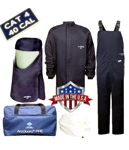 LG ARC FLASH KIT,40 CAL,NSA, National Safety Apparel, ENESPRO,NAVY, KIT4SC40NGLG - product listing photo