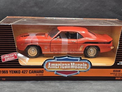 Ertl American Muscle 1969 Chevy Camaro 427 Yenko X66 Version 1:18