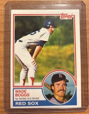 1983 Topps - Wade Boggs #498 Rookie Red Sox 