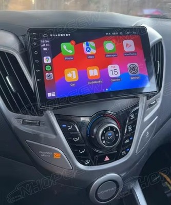 4+64GB APPLE Carplay Autoradio Android 15 Für Hyundai Veloster FS 2011-2017 GPS