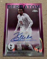 24/25 Chrome Dimitar Berbatov Autograph Purple Ref. 3/75 Manchester United Spurs