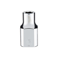 Milwaukee 45-34-9076 Milwaukee Tool 3/8" Drive 6mm  Metric 6-Point Socket with F