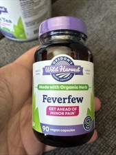 Feverfew, 90 Vegan Capsules (300 mg per Capsule)