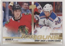 2019-20 Upper Deck High Gloss 10/10 Kirby Dach Kaapo Kakko #500 05bx