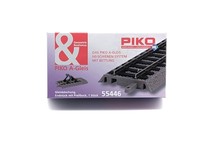 Piko H0 55446 A-Gleis Mit Bettung GleisböSchung EndstüCk + Prellbock Neu Ovp